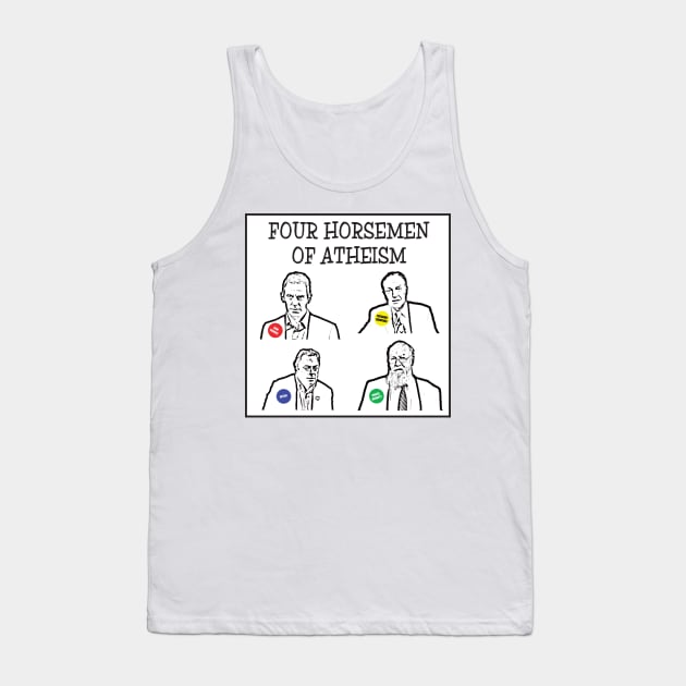 Four horsemen of atheism Tank Top by DJVYEATES